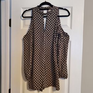 One Clothing,  geometric romper, size small